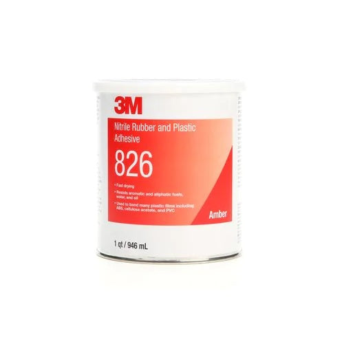 3M - Scotch-Weld Nitrile Rubber and Plastic Adhesive 826 - Quart Can | 021200-19707