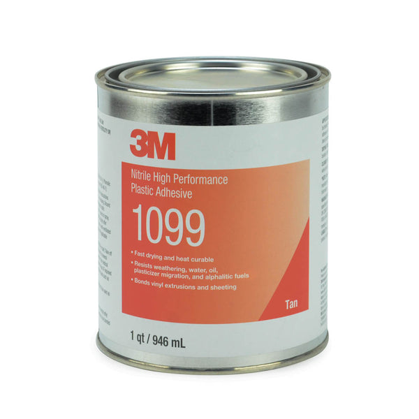 3M - Tan Scotch-Weld 1099 Nitrile High Performance Plastic Adhesive - Quart Can | 021200-19811