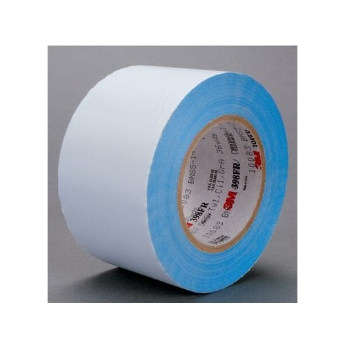3M - White 398FR Glass Cloth Tape - 4'' x 36 yd | 021200-96674