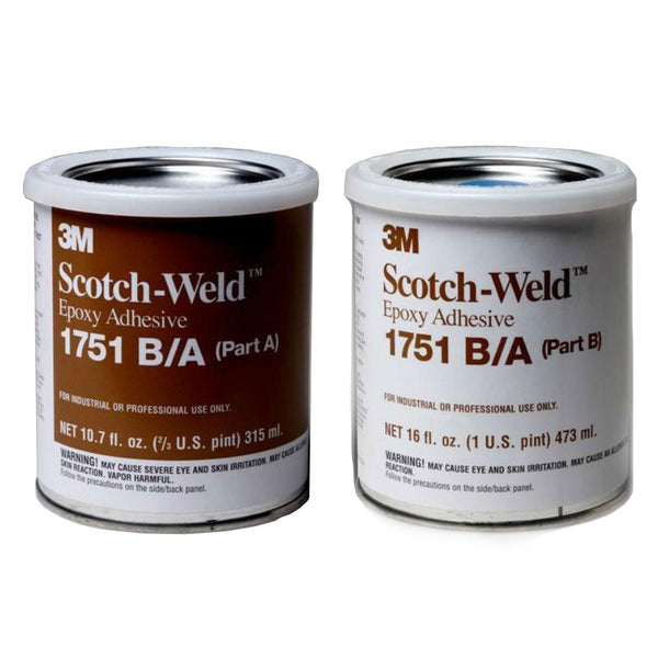 3M Scotch-Weld Epoxy Adhesive 1751 B/A - GRY - Pint Kt | 20101