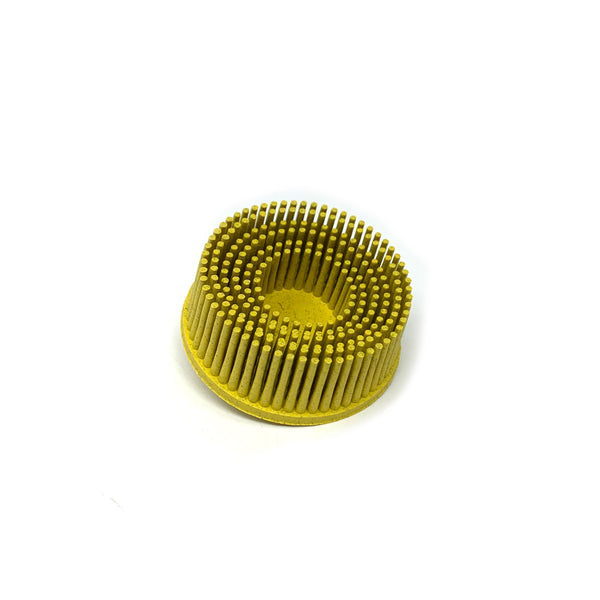 3M - Scotch-Brite Roloc Bristle Abrasive Disc - Yellow - 2" x 5/8" - 80Grit | 048011-18732
