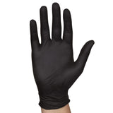 FoodHandler -Thinsense Black Nitrile Gloves, 250 gloves per box
