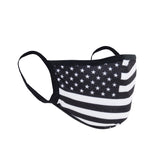 US Flag Reusable 3 Layer Cloth Face Mask