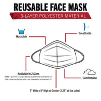 Reusable 3 Layer Cloth Face Mask