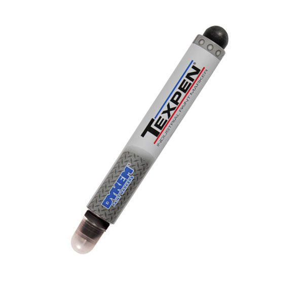 Texpen 253-16084-C White Broad Tip Paint Marker - Pack of 12, 1