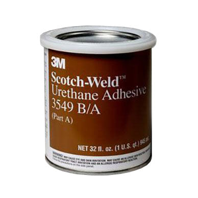 3M Scotch-Weld Urethane Adhesive 3549 Brown, Part B/A, Quart