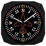 Trintec - 10'' Directional Gyro Instrument Style Clock | 3062-10