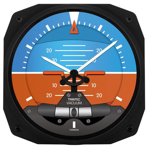 Trintec - 10'' Artificial Horizon Instrument Style Clock | 3063-10