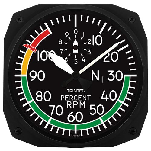 Trintec - 10'' Percent RPM Instrument Style Clock | 3067-10