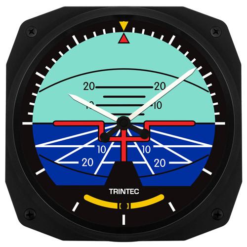 Trintec - 10'' Classic Artificial Horizon Instrument Style Clock | 3063-10-C