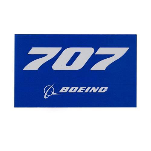 Boeing - Blue Sticker 707 - 3.75"w