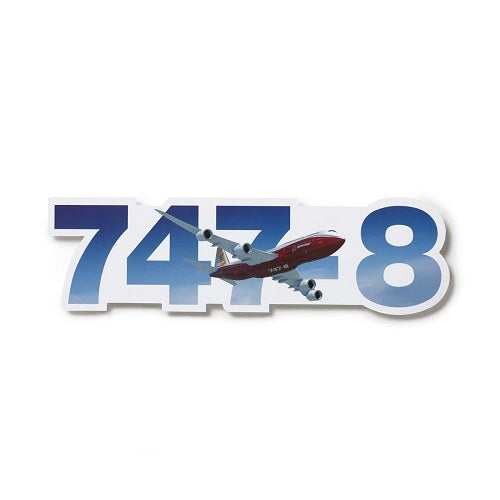Boeing - 747-8 Die-Cut Sticker (11"x4")