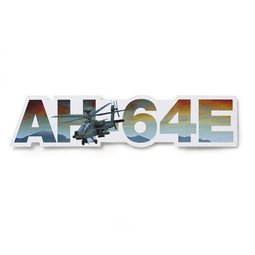 Boeing - AH-64E Die-Cut Sticker (11"x4")