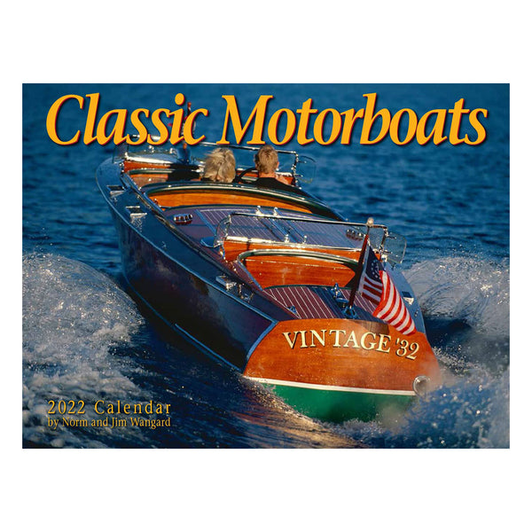 Classic Motorboat 2022 Calendar