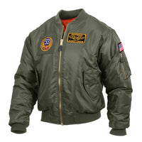 MA-1 Flight Jacket with Patches