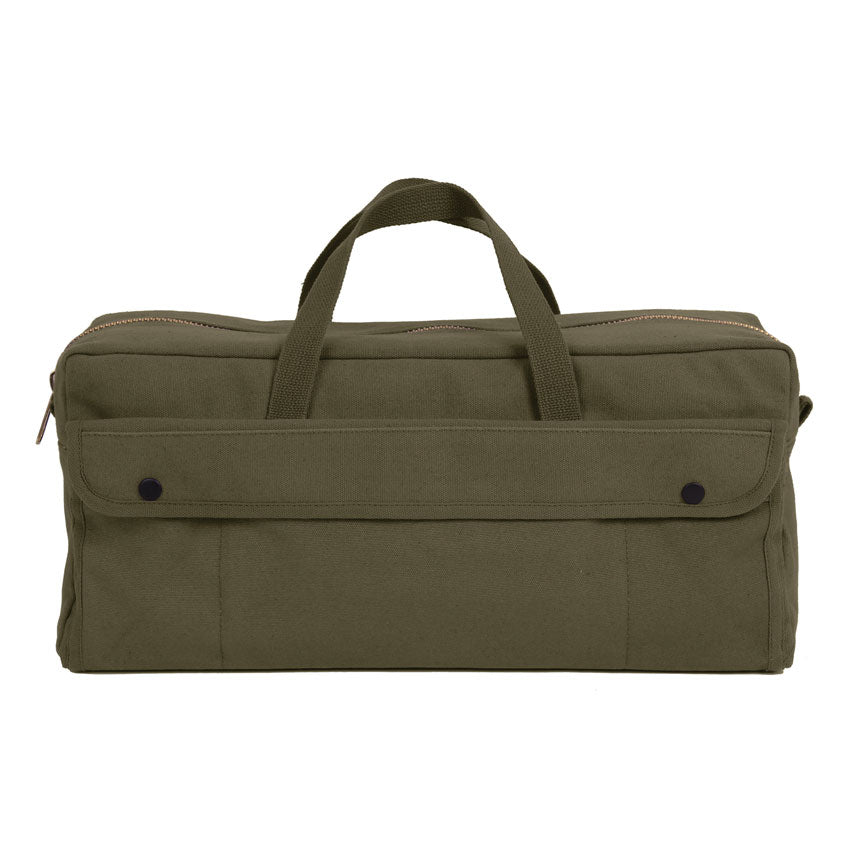 Canvas Jumbo Tool Bag With Brass Zipper – Pilots HQ LLC.