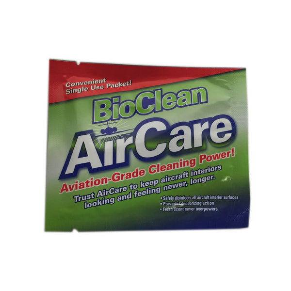 AirCare - BioClean Aircraft Disinfectant Wipes, 24 Pack