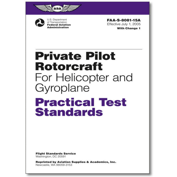 ASA - Practical Test Standards: Private Pilot Rotorcraft