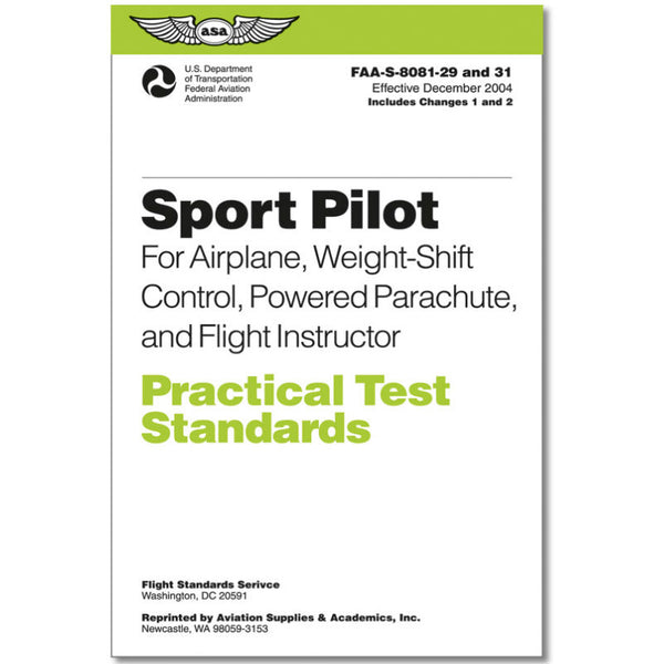 ASA - Practical Test Standards: Sport Pilot