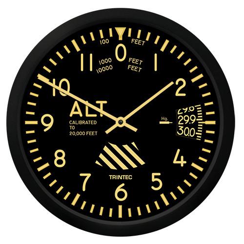 Trintec - 10'' Vintage Altimeter Round Clock | 9060V-10