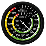 Trintec - Classic Airspeed Indicator Thermometer | 9061-10