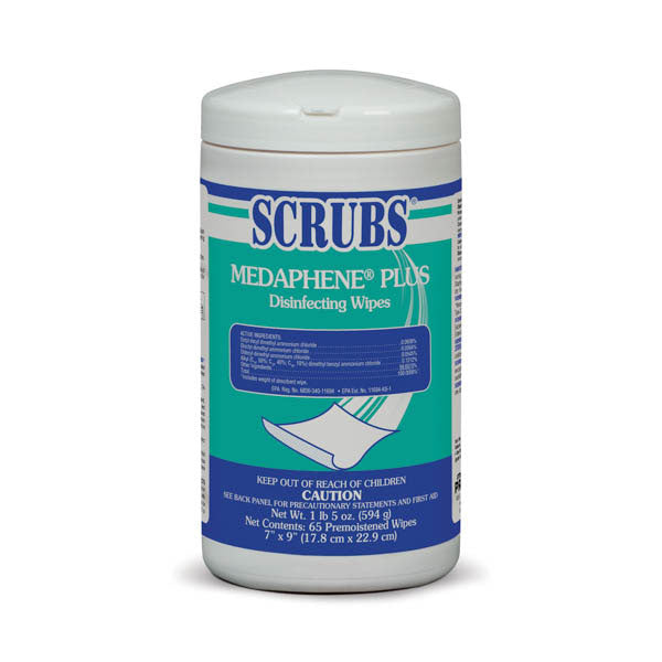 SCRUBS® MEDAPHENE® Plus Wipes - 65 Wipes | 96365