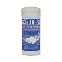 SCRUBS® CLEAR REFLECTIONS® Glass Wipes - 50 Wipes | 98556