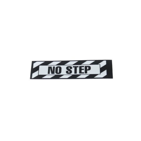 Tom Rubin Ent - No Step Placard, Sticker