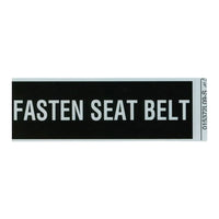 Tom Rubin Ent - Fasten Seat Belt Placard, Sticker | A TRE 812