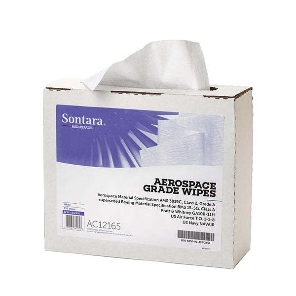Sontara® - 12" x 16.5" Aircraft Wipes Twin Pack, 250 wipes | AC12165