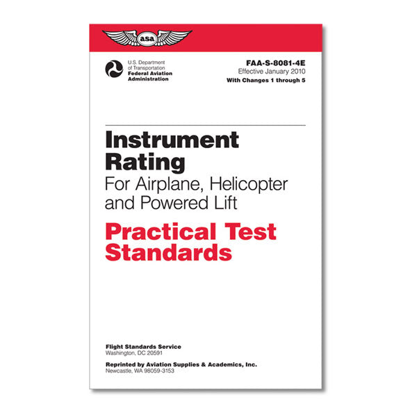 ASA - Practical Test Standards: Instrument Rating (Helicopter & Powered Lift) | ASA-8081-4E