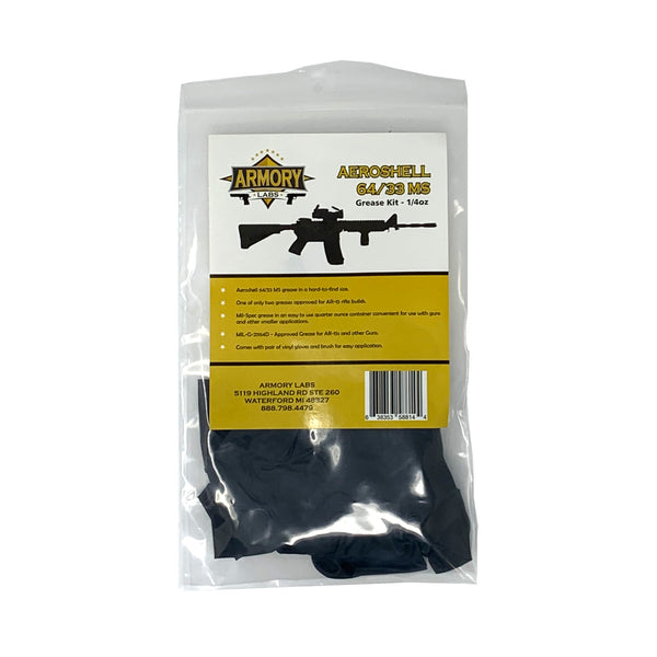 Aeroshell 33 MS /64  Grease Kit - (Specifically Sized for Gun Owners and Builders) , Best Gun Grease and AR15 Grease. MIL-G-21164D