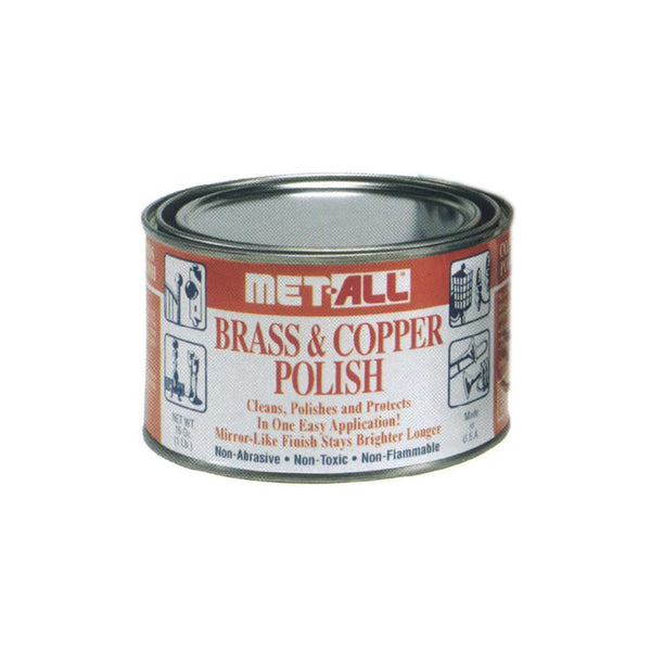 Met-All Bc-2 Brass & Copper Polish 2.5 oz Tube