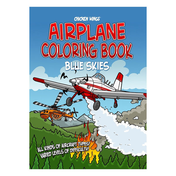 Chicken Wings - Chicken Wings, Blue Skies Coloring Book | BCHW161