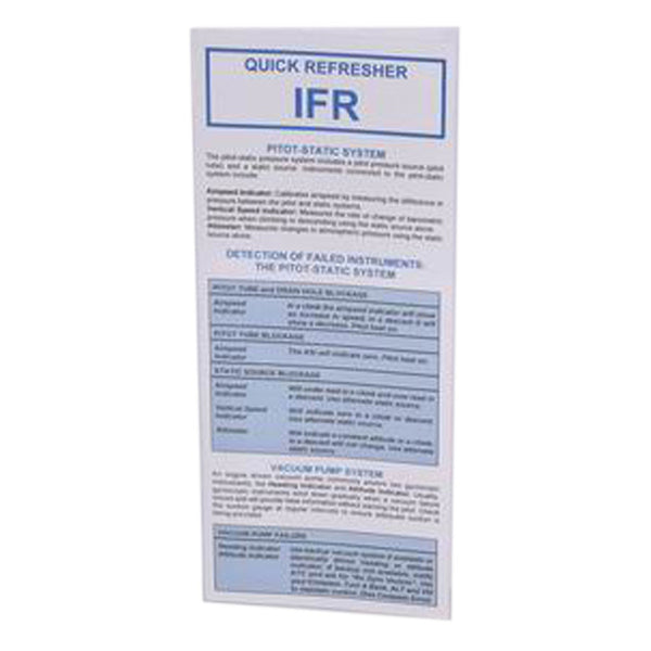 RMC - IFR Quick Refresher Card | B RMC 102
