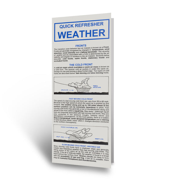RMC - Weather Quick Refresher Card | B RMC 103