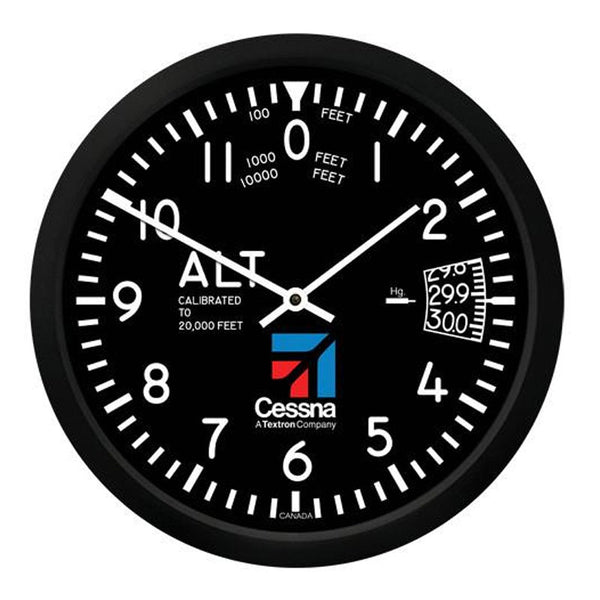 Trintec - Cessna 14'' Altimeter Round Clock | CES-9060-14