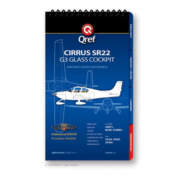 Qref - Cirrus SR22 G3 Qref Book | CI-SR22-G3-1