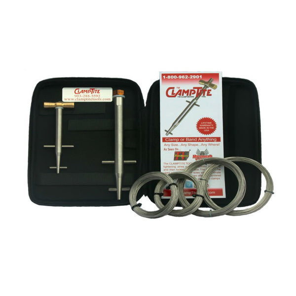 ClampTite -Stanless Steel Tool w/Case, 55 Med Tool, & Sm Wire Kit | CLTK07