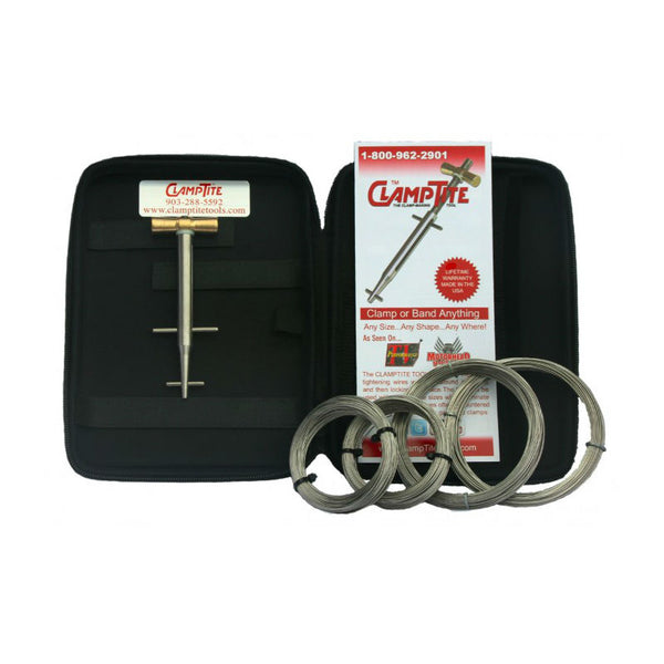 ClampTite - Stainless Steel/Alum-Bronze Tool w/Case & Sm Wire Kit | CLTK01