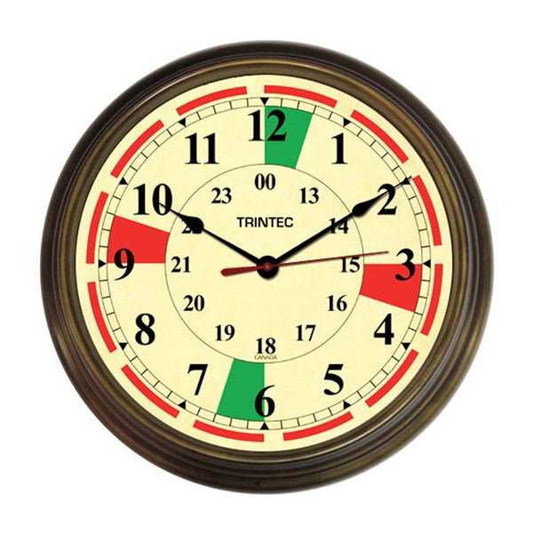Trintec - 14" Post War Radio Sector Clock | COM-01-PWS