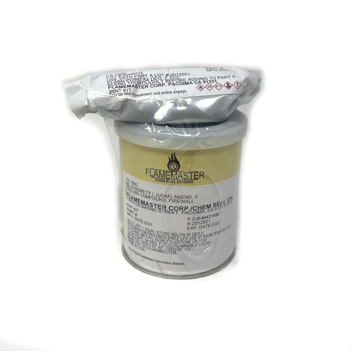 Chemseal - Black Firewall Sealant - MIL-S-38249 Type 1 - Pint | CS-190 ...