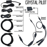 Crystal Pilot - GA Power Audio Cable W/ GoPro 5+ Adapter