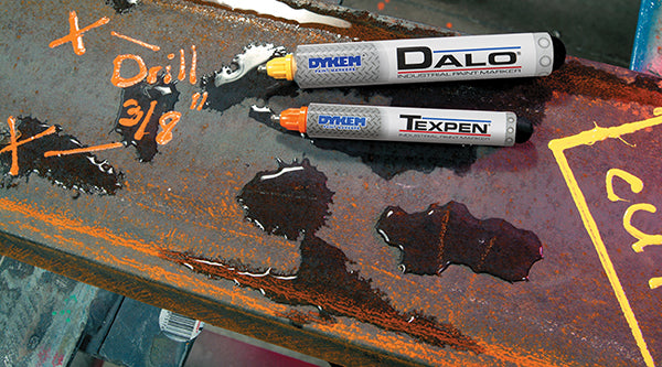 Dykem 16083 Texpen Steel Tip Paint Marker, Medium Tip, White : Paint  Markers - $5.34 EMI Supply, Inc