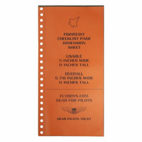 FlyBoys -  XT Checklist Page Cover Set, Red | FB2203COV RED