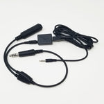 Crystal Pilot Heli Audio Cable W/ Smart Phone Trrs Adapter