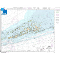Florida Keys Sombrero Key to Sand Key: Large Format NOAA Chart 11442:
