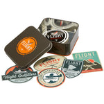 Flight Outfitters - Tin of 6 Flight Outfitter Stickers