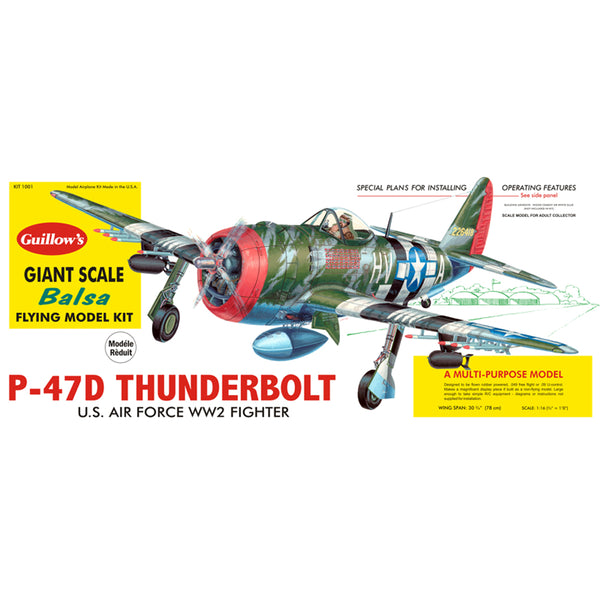 Guillow - P-47D Thunderbolt Model Kit