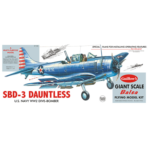 Guillow - SBD-3 Dauntless Model Kit